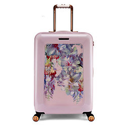 Ted Baker Alanie Hanging Gardens 4-Wheel 69.5cm Suitcase, Pink